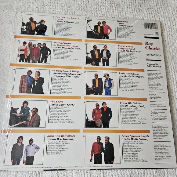 Ray Charles - “Friendships” Vinyl LP Record Featuring Special Guests 🎶 - Picture 13 of 16